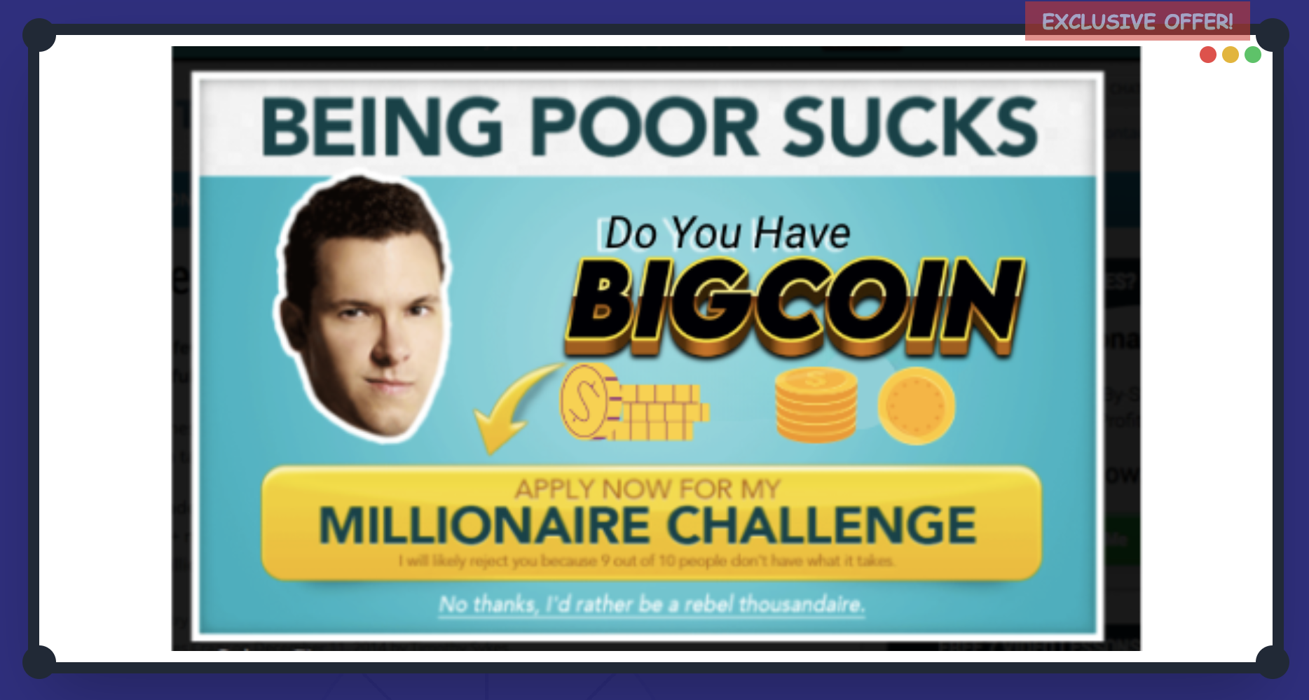 BIGCOIN - Being Poor Sucks